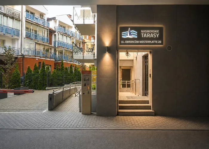Nadmorskie Tarasy Apartament Park i Morze